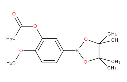 3-Acetoxy-4-methoxyphenylboronic acid, pinacol ester