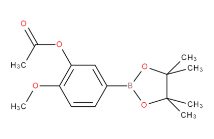 3-Acetoxy-4-methoxyphenylboronic acid, pinacol ester