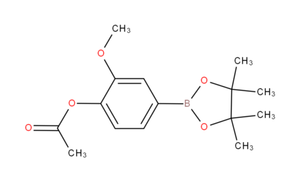 4-Acetoxy-3-methoxyphenylboronic acid, pinacol ester
