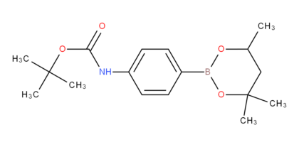 4-(tert-Butoxycarbonylamino)phenylboronic acid, 2-methyl-2,4-pentylenglycol ester