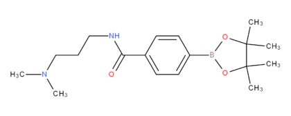 N-[3-(N',N'-Dimethylamino)propyl]benzamide-4-boronic acid, pinacol ester