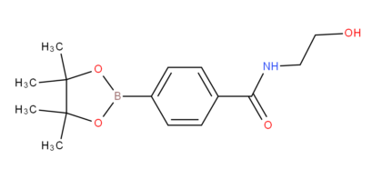 N-[2-hydroxyethyl]benzamide-4-boronic acid, pinacol ester