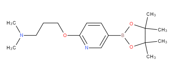 2-(3-N,N-Dimethylaminopropoxy)pyridine-5-boronic acid, pinacol ester