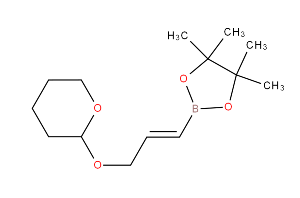 trans-2-[3-(4,4,5,5-tetramethyl-1,3,2-dioxaborolan-2-yl)allyoxy]tetrahydropyran