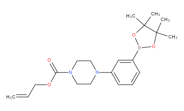 3-(4'-Allyloxycarbonylpiperizino)phenylboronic acid, pinacol ester