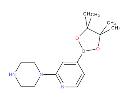 2-(Piperazin-1-yl)pyridine-4-boronic acid, pinacol ester