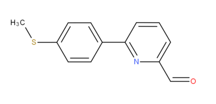 6-(4-Methylsulfanylphenyl)pyridine-2-carbaldehyde