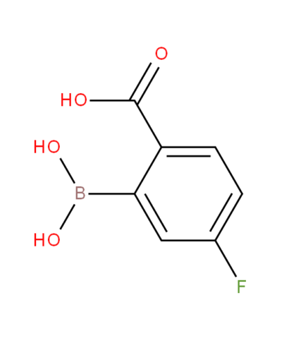 2-Carboxy-5-fluorophenylboronic acid