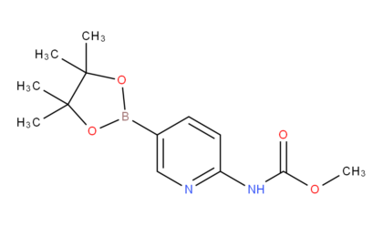 2-methoxycarbonylaminopyridine-5-boronic acid, pinacol ester