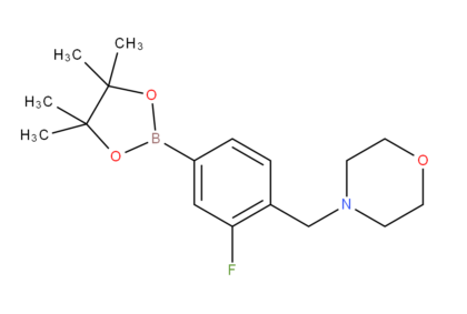3-Fluoro-4-(N-morpholinomethyl)phenylboronic acid, pinacol ester