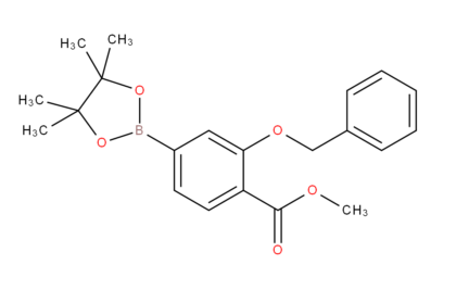 3-Benzyloxy-4-methoxycarbonylphenylboronic acid, pinacol ester