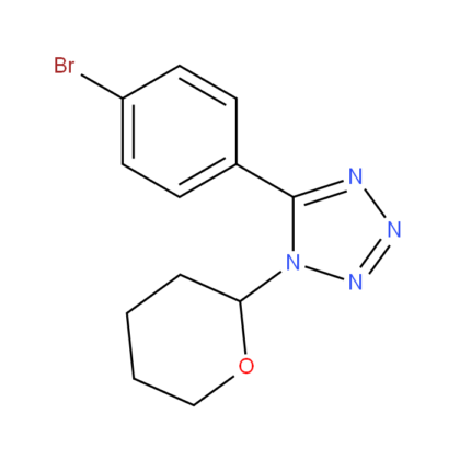 5-(4-bromophenyl)-1-(tetrahydro-2H-pyran-2-yl)tetrazole