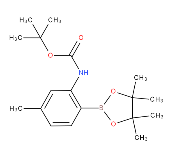 2-(tert-Butoxycarbonylamino)-4-methylphenylboronic acid, pinacol ester
