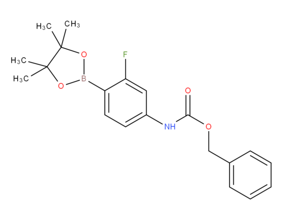 4-(benzyloxycarbonylamino)-2-fluorophenylboronic acid, pinacol ester