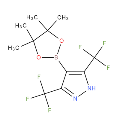 3,5-bis(trifluoromethyl)-1H-pyrazole-4-boronic acid, pinacol ester