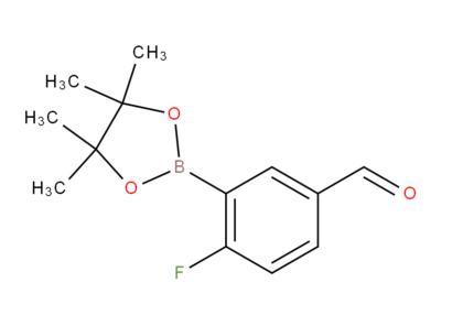 2-Fluoro-5-formylphenylboronic acid, pinacol ester