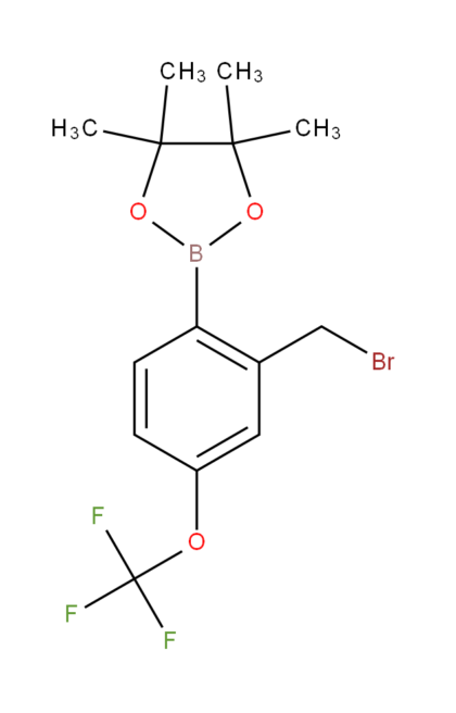 2-Bromomethyl-4-trifluoromethoxyphenylboronic acid, pinacol ester