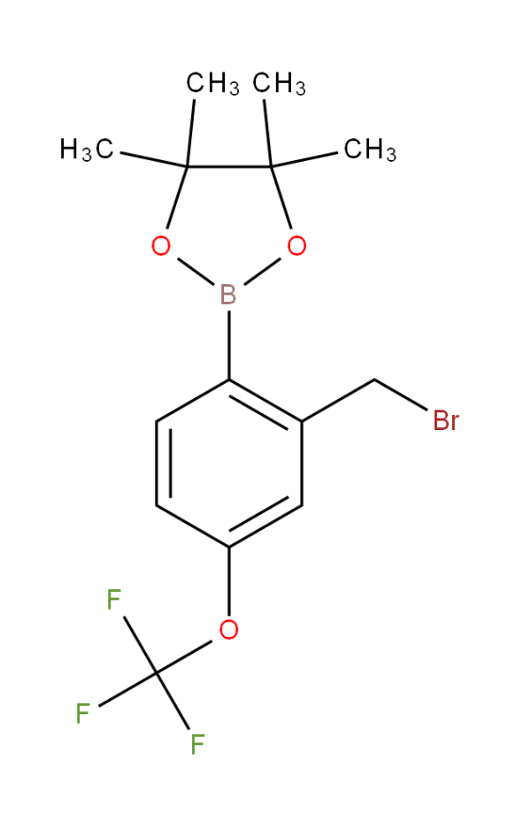 2-Bromomethyl-4-trifluoromethoxyphenylboronic acid, pinacol ester