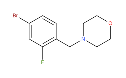 4-(4-bromo-2-fluorobenzyl)morpholine