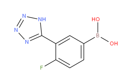 4-fluoro-3-(tetrazol-5-yl)phenylboronic acid