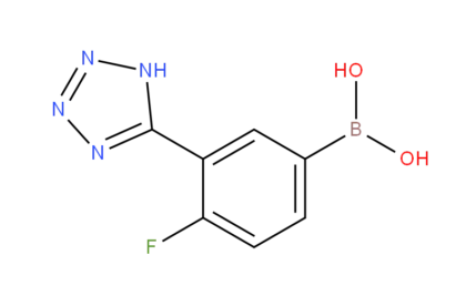 4-fluoro-3-(tetrazol-5-yl)phenylboronic acid