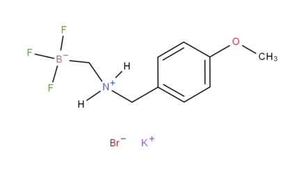 Potassium [(4-methoxybenzyl)amino]methyltrifluoroborate hydrobromide salt