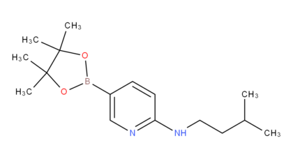 2-Isopentylamino-5-pyridineboronic acid, pinacol ester