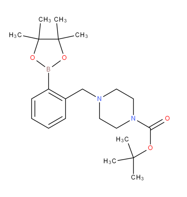 2-((4-(tert-butoxycarbonyl)piperazin-1-yl)methyl)phenylboronic acid, pinacol ester