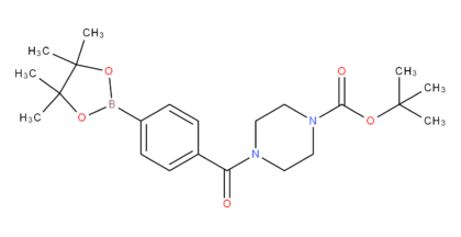 4-(4-(tert-butoxycarbonyl)piperazine-1-carbonyl)phenylboronic acid, pinacol ester