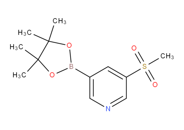 5-(methylsulfonyl)pyridine-3-boronic acid, pinacol ester