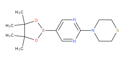 2-(4-Thiomorpholino)pyrimidine-5-boronic acid, pinacol ester