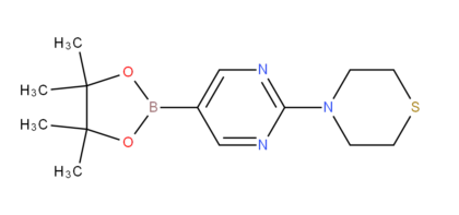 2-(4-Thiomorpholino)pyrimidine-5-boronic acid, pinacol ester