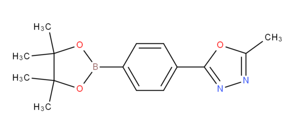 4-(5-methyl-1,3,4-oxadiazol-2-yl)phenylboronic acid, pinacol ester