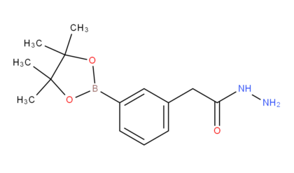 3-(2-hydrazinyl-2-oxoethyl)phenylboronic acid, pinacol ester