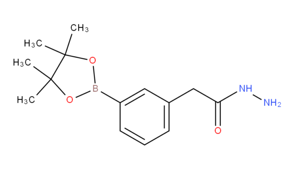 3-(2-hydrazinyl-2-oxoethyl)phenylboronic acid, pinacol ester