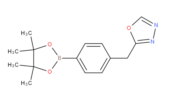 4-((1,3,4-oxadiazol-2-yl)methyl)phenylboronic acid, pinacol ester