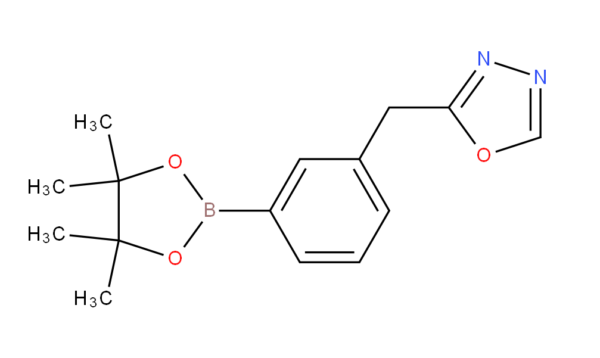 3-((1,3,4-oxadiazol-2-yl)methyl)phenylboronic acid, pinacol ester