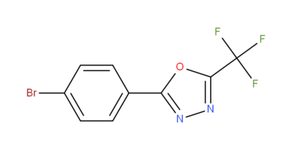 2-(4-bromophenyl)-5-trifluoromethyl-1,3,4-oxadiazole