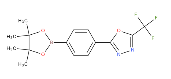 4-(5-trifluoromethyl-1,3,4-oxadiazol-2-yl)phenylboronic acid, pinacol ester
