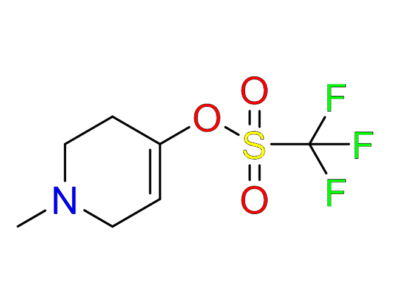 1-methyl-1,2,3,6-tetrahydropyridin-4-yl trifluoromethanesulfonate (802p)