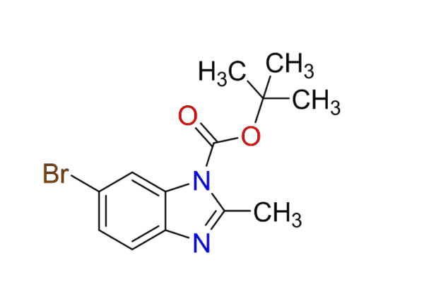 tert-butyl 6-bromo-2-methyl-1H-benzo[d]imidazole-1-carboxylate