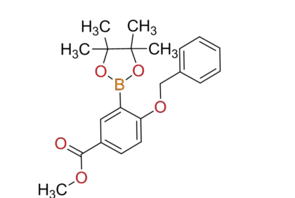 2-(benzyloxy)-5-(methoxycarbonyl)phenylboronic acid, pinacol ester