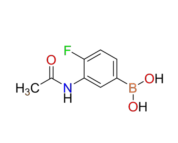 3-acetamido-4-fluorophenylboronic acid