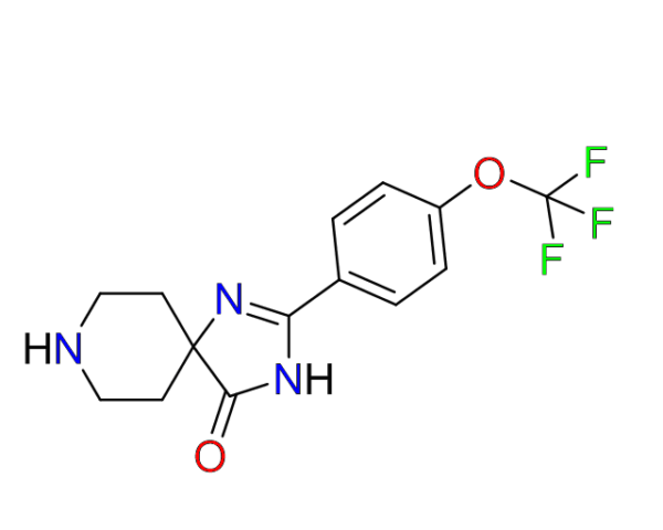 1,3,8-triazaspiro(4.5)dec-1-en-4-one, 2-(4-(trifluoromethoxy)phenyl)