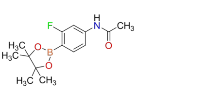 4-Acetamido-2-fluorophenylboronic acid, pinacol ester