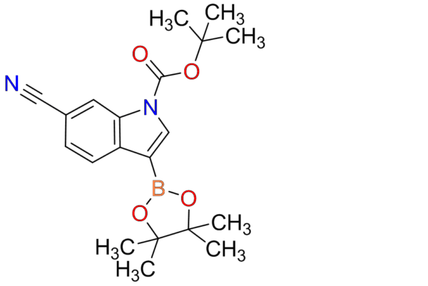 1-BOC-6-cyanoindole-3-boronic acid, pinacol ester