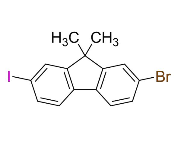 2-Bromo-7-iodo-9,9-dimethyl-fluorene