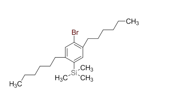 (4-bromo-2,5-dihexylphenyl)trimethylsilane