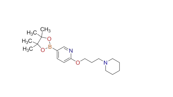 2-(3-(piperidin-1-yl)propoxy)-5-(4,4,5,5-tetramethyl-1,3,2-dioxaborolan-2-yl)pyridine