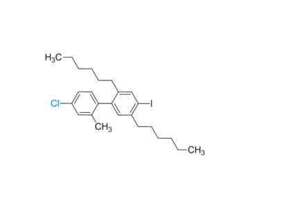 4'-chloro-2,5-dihexyl-4-iodo-2'-methyl-1,1'-biphenyl